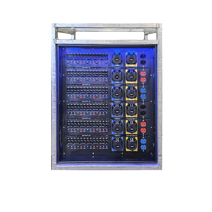 48CH. INDU 208V /120V M/L DISTRO RACK (CAM IN & OUT)