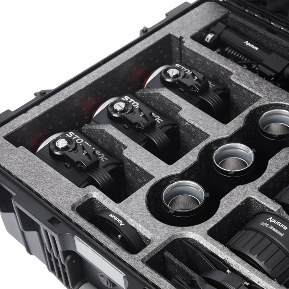 APUTURE STORM 80C 3-LIGHT KIT COMPLETE