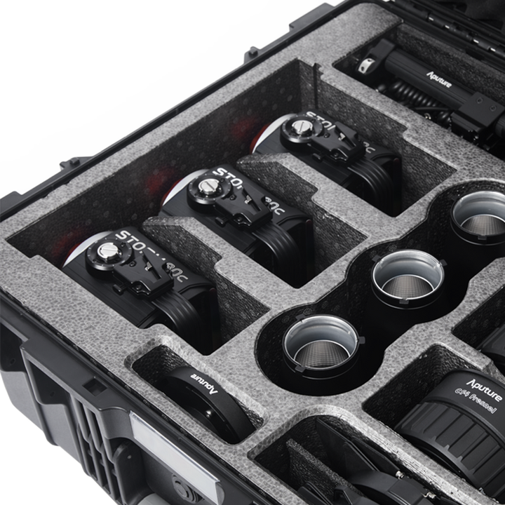 APUTURE STORM 80C 3-LIGHT KIT COMPLETE
