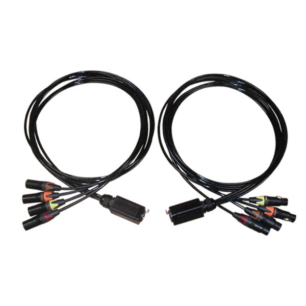 50' 4-WAY 5-PIN DMX SNEAK SNAKE – Acey Decy Lighting